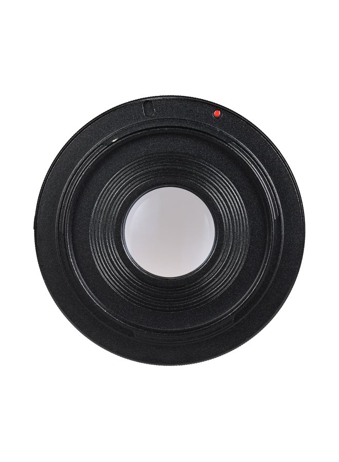 Lens Mount Adapter Ring For Canon 450D/50D/5D/5D2/500D/550D/600D/650D/6D/70D/700D Black