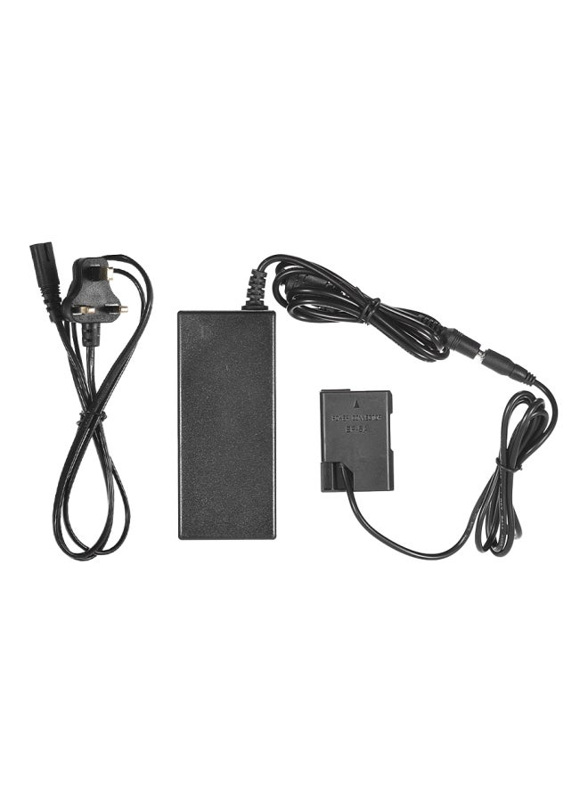 DC Coupler USB Power Adapter Kit for Panasonic DMC-FZ200/DMC-FZ1000/DMC-GH2/DMC-G5/DMC-G6/DMC-G7 Lumix/GX8 G85 Black