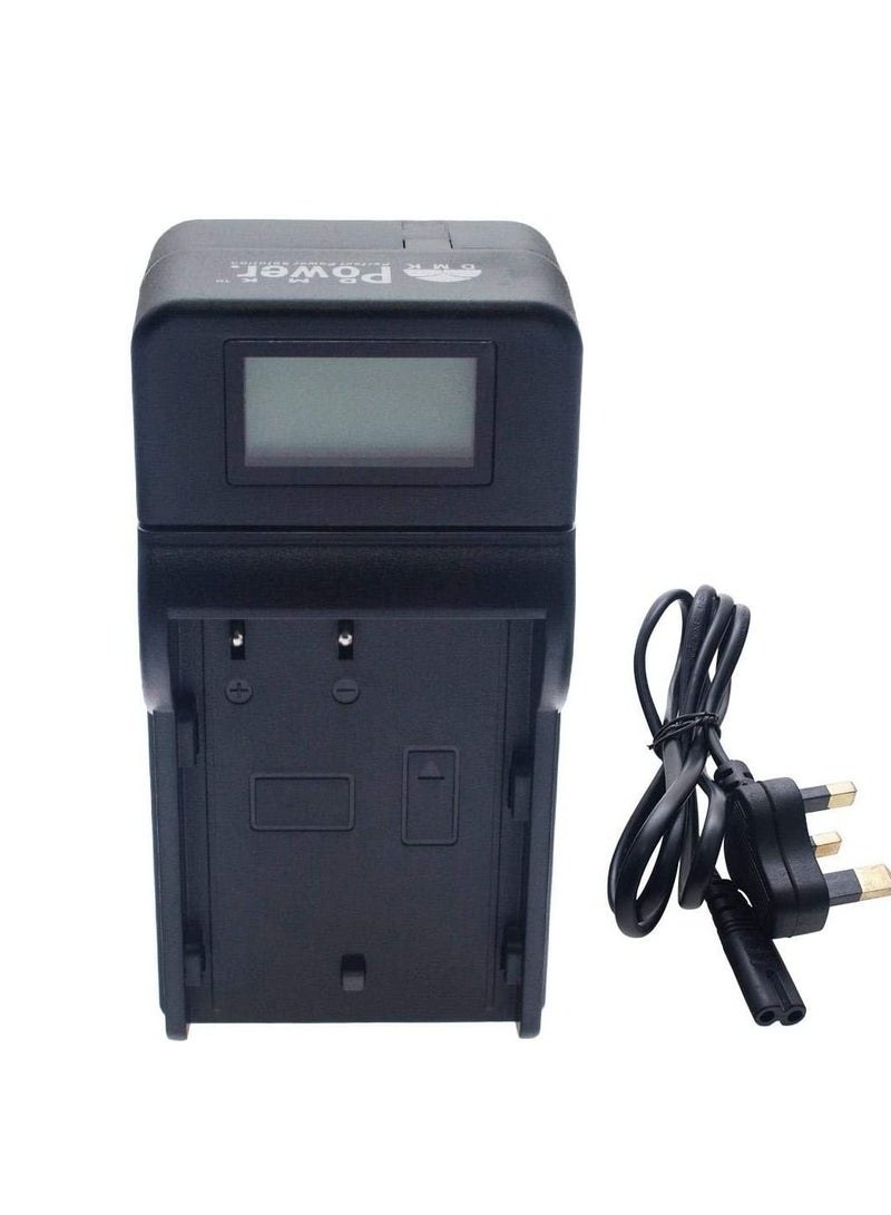 DMK Power FM-50 TC1000 LCD Battery Charger Compatible with Sony DSC-S30 CD200 DSC-F707 DSC-F717 F828 Cameras