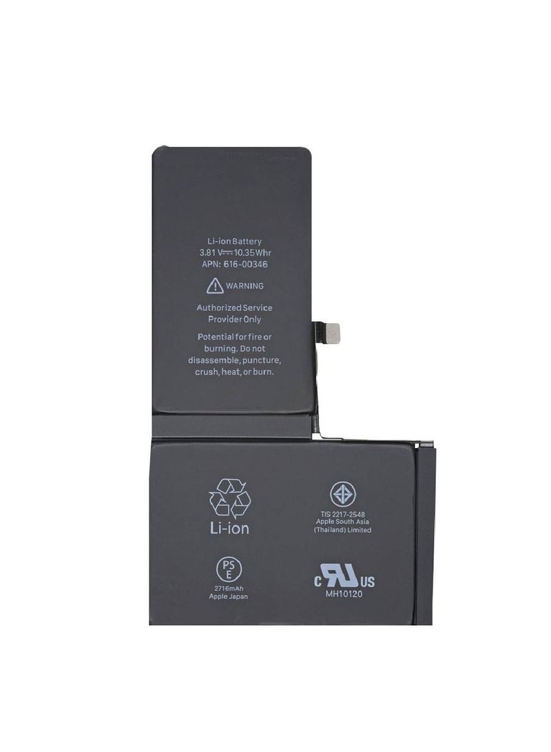 Replacement Battery For iPhone X Black