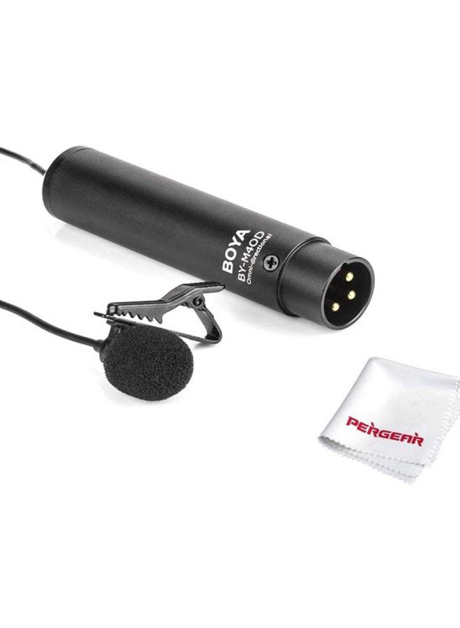 BY-M40D Lavalier Mic Black