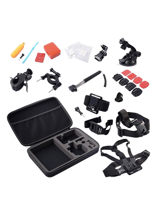 17 In 1 Accessory Set For GoPro Hero 7/Hero 6/Hero 5/SJCAM Black