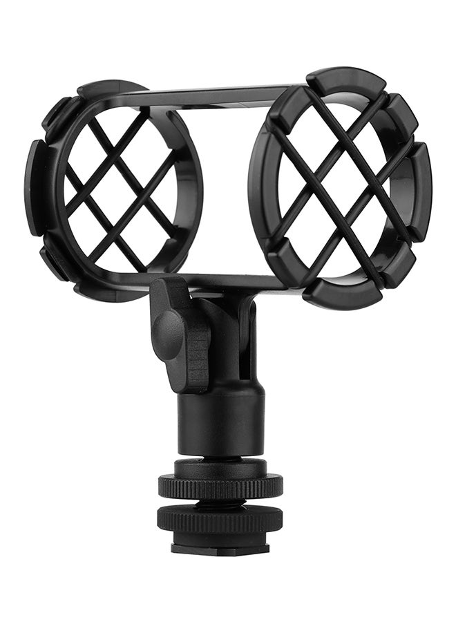 BY-C04 Camera Microphone Shock Mount Black