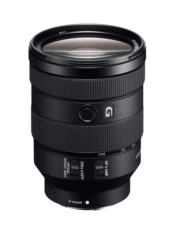 FE 24-105mm F4 G OSS Full-Frame E-Mount Standard Zoom Lens SEL24105G with 67mm Multicoated UV, Polarizer & FLD Filter Kit Photography Backpack Bundle Multicolour