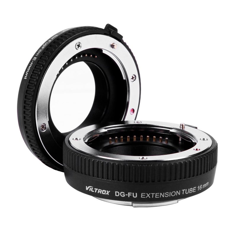 DG-FU Auto Focus 10mm And 16mm Extension Tube Ring Set Black