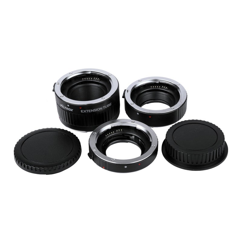 DG-G Auto Focus AF TTL 12mm, 20mm And 36mm Extension Tube Ring Set Black