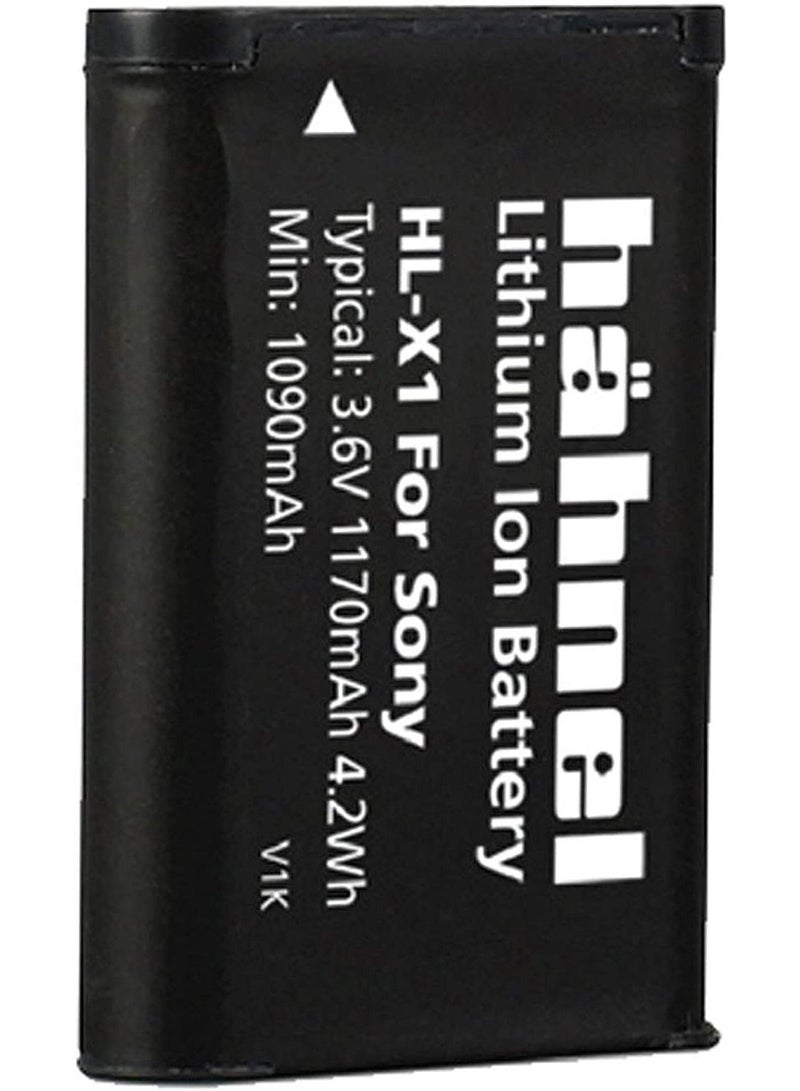 Hahnel HL X1 For Sony Digital Cameras Replacement For NP-BX1 1170mAh, 3.6V, 4.2Wh