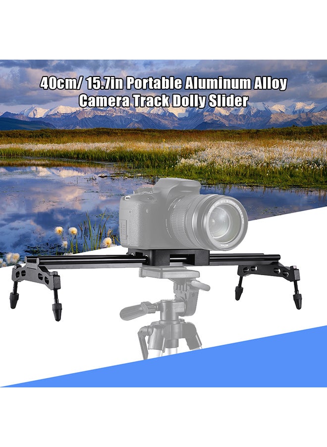 Camera Track Dolly Slider Black