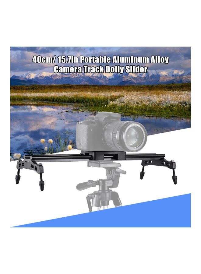 Camera Track Dolly Slider Black