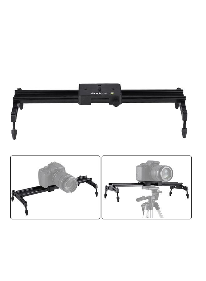 Camera Track Dolly Slider Black