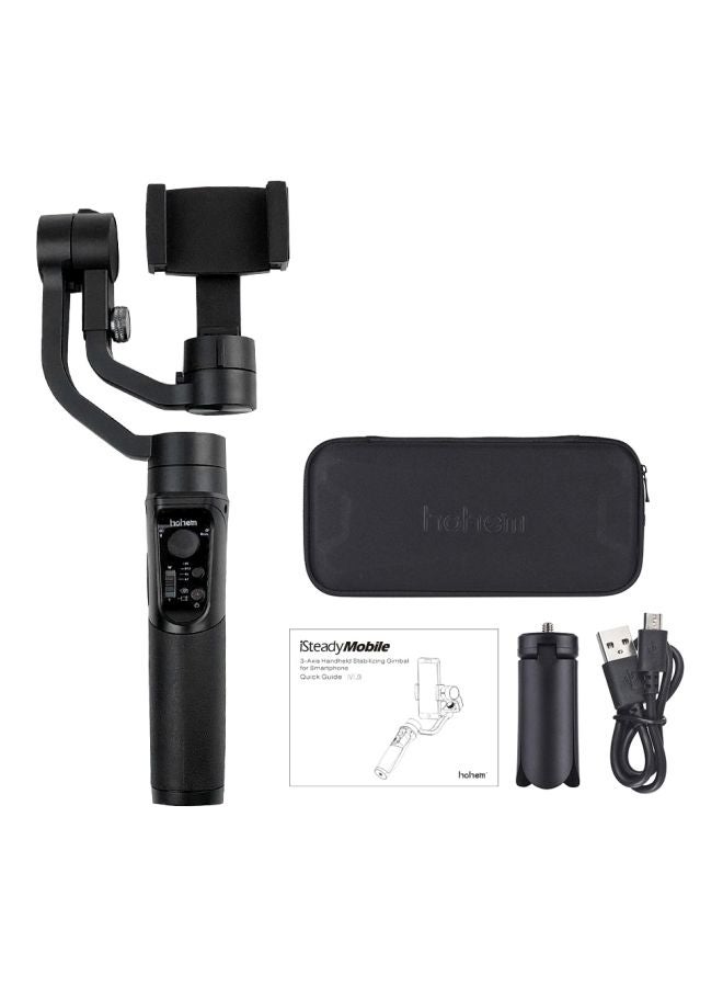 3-Axis Handheld Stabilizer For Samsung Galaxy S9+/S9/S8+/S8/S7/S6/Q2 Edge Black