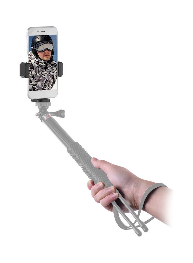 Adjustable Phone Holder Clip Bracket Black