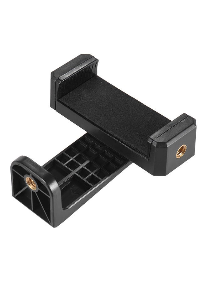 Adjustable Phone Holder Clip Bracket Black