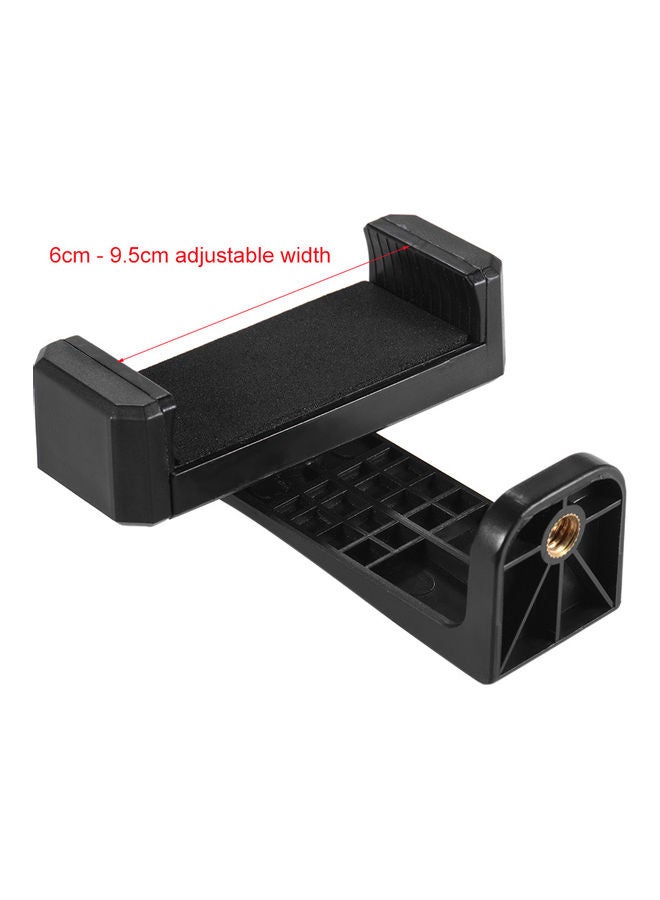 Adjustable Phone Holder Clip Bracket Black