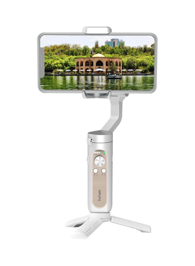 5-Piece iSteady X Ultralight 3-Axis Palm Gimbal Handheld Stabilizer Set White/Beige