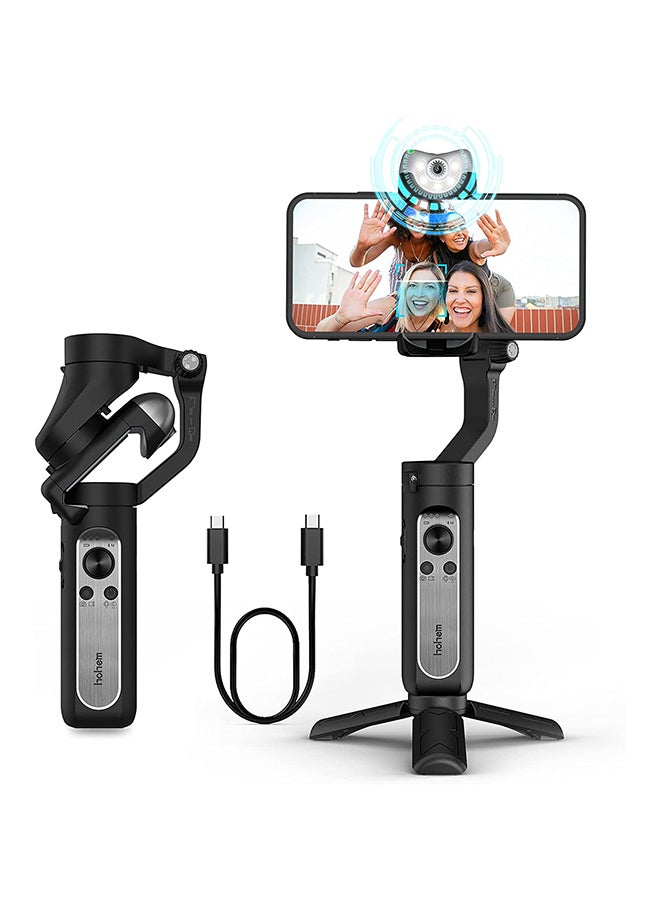 2800.0 mAh 3-Axis Handheld Professional Video Stabilizer with Grip Black