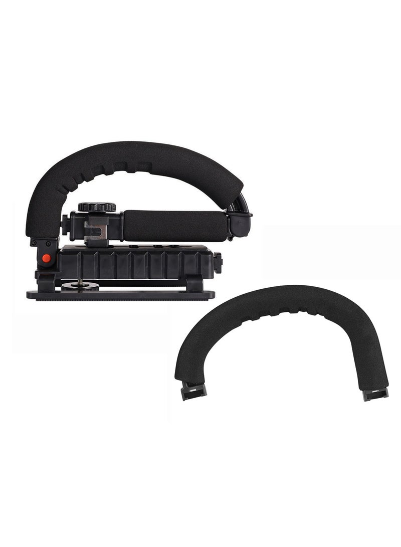 VH-03 Double Hand Stabilizer Compatible with Cameras Smartphone GoPro DSLR etc