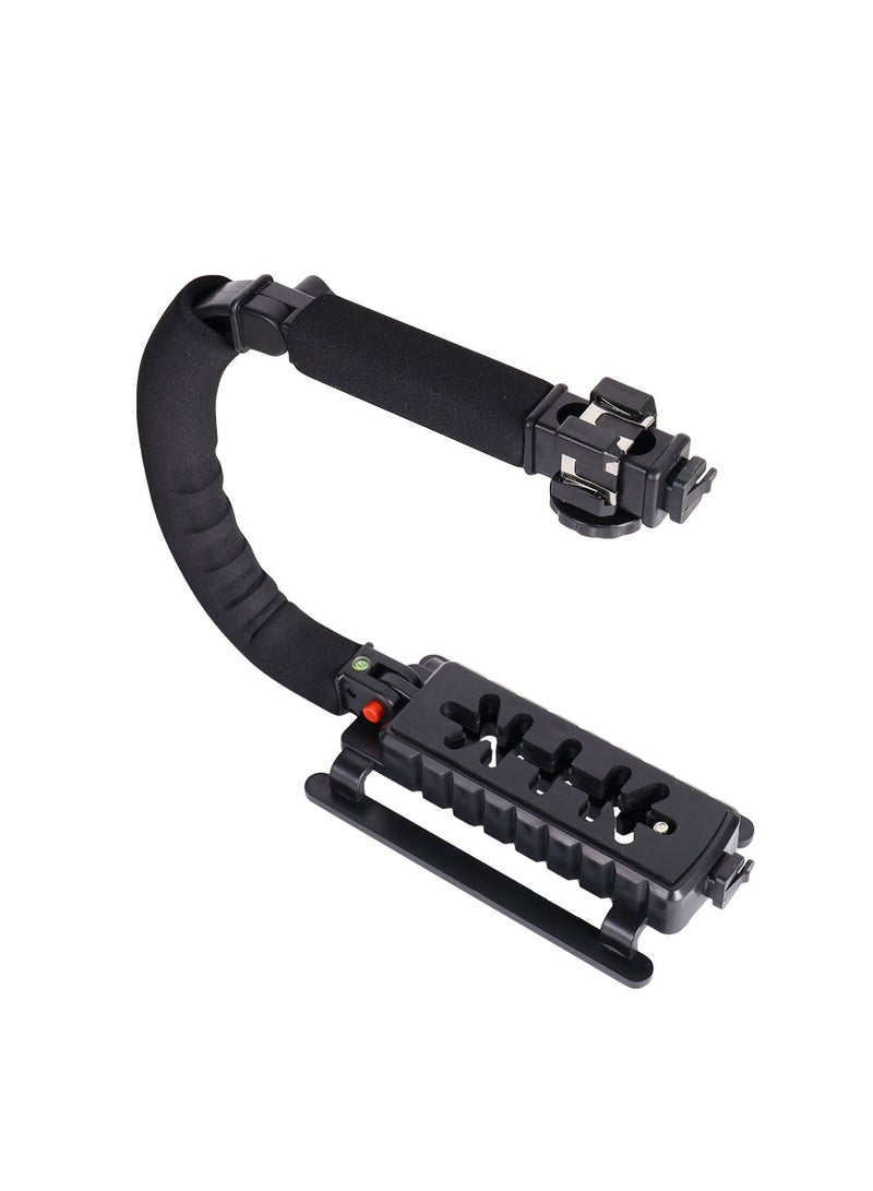 VH-03 Double Hand Stabilizer Compatible with Cameras Smartphone GoPro DSLR etc