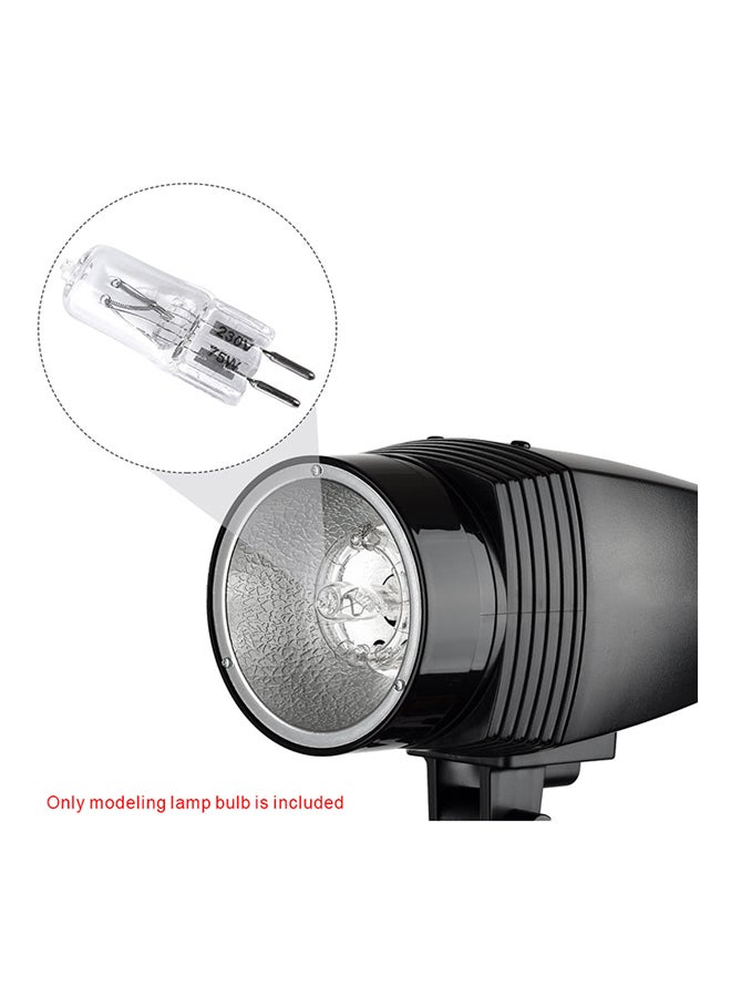 Photo Studio Modeling Lamp Bulb Black