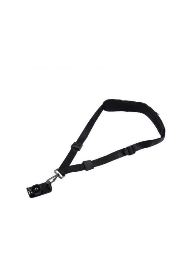 Single Shoulder Camera Strap Black