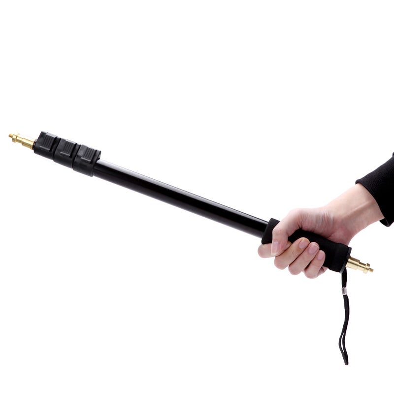 Portable Light Boom Pole Stick Black