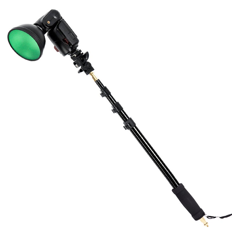 Portable Light Boom Pole Stick Black