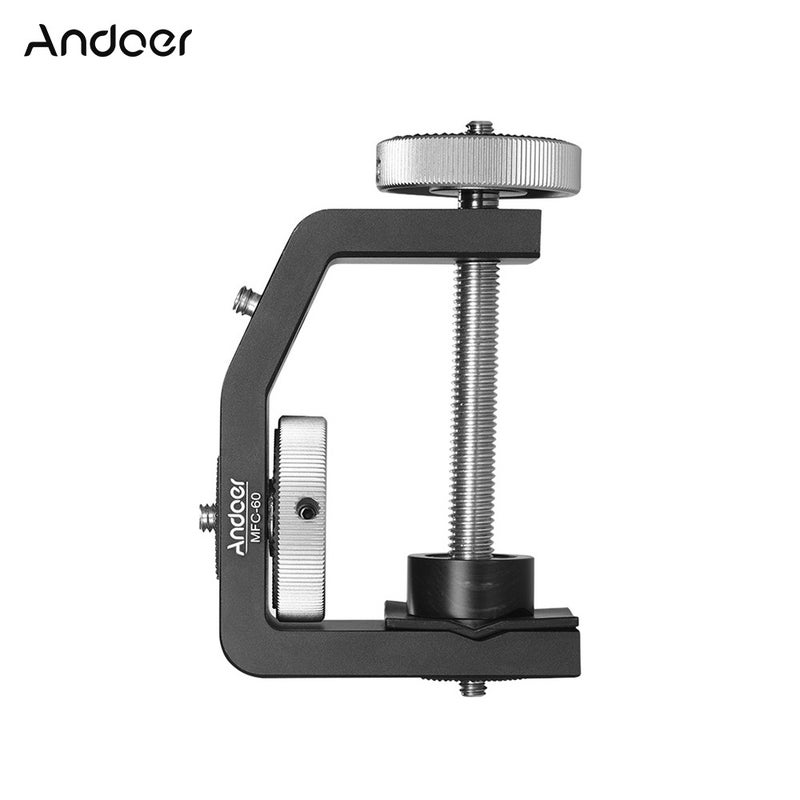 MFC-60 Heavy Duty Photography Desk Tree Multifunctional C-shaped Clamp Black