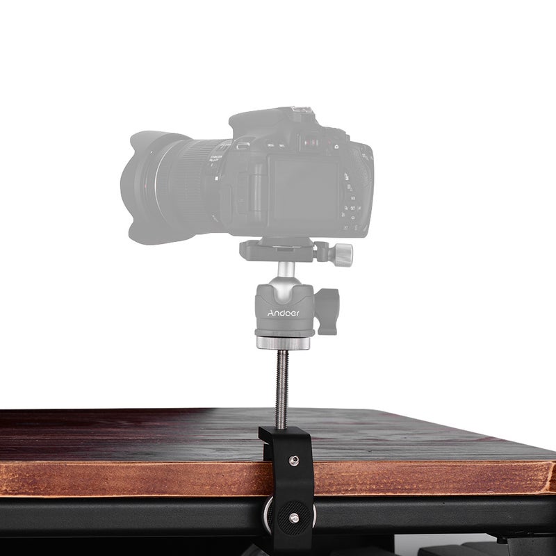 MFC-60 Heavy Duty Photography Desk Tree Multifunctional C-shaped Clamp Black