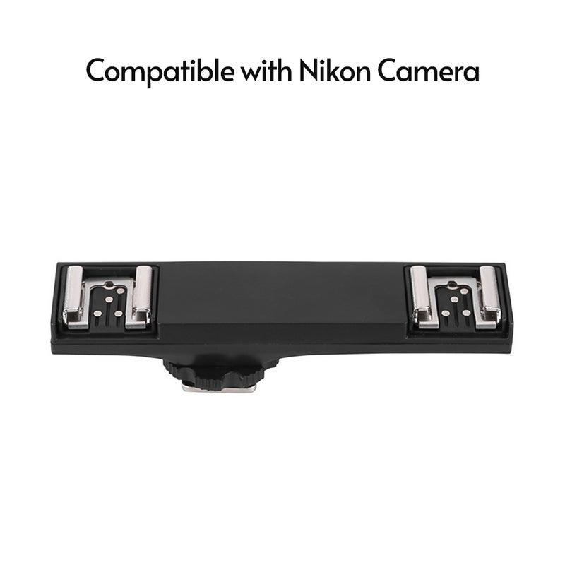 Hot Shoe Extension Bracket Stand Black