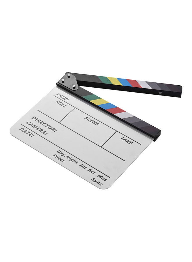Director Film Clapboard White/Black