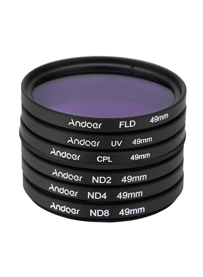 Neutral Density Lens Filter Set Black/Purple, Clear