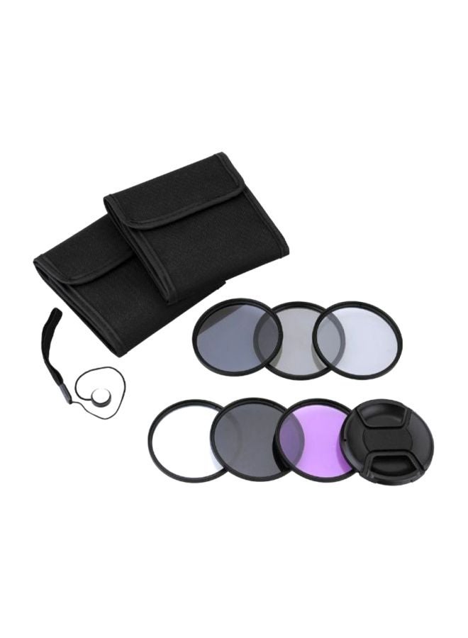 Neutral Density Lens Filter 7.2cm Black/Purple/Clear