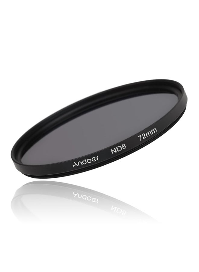Neutral Density Lens Filter 7.2cm Black/Purple/Clear