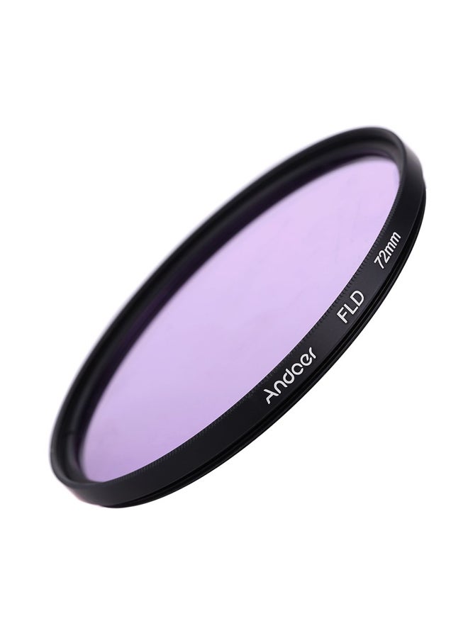 Neutral Density Lens Filter 7.2cm Black/Purple/Clear