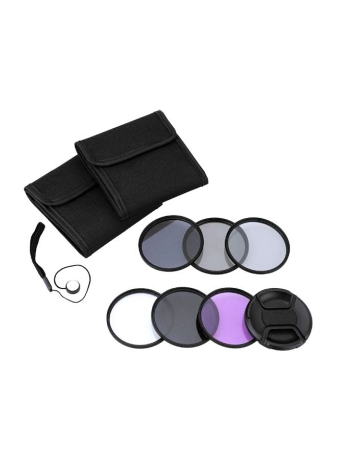 Neutral Density Lens Filter Set 13x5x10cm Black/Clear/Purple