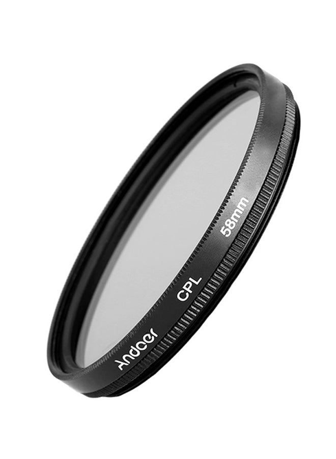 Circular Polarized Lens Filter Black/Clear