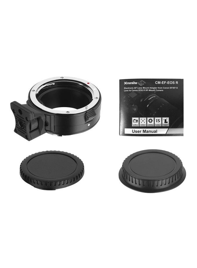 Adapter Ring For Canon EOS R RF-Mount Full Frame Camera Black