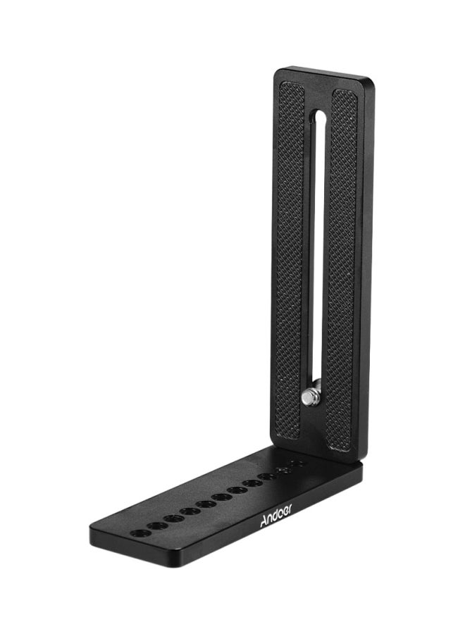 L-Shaped Camera Bracket Holder Black
