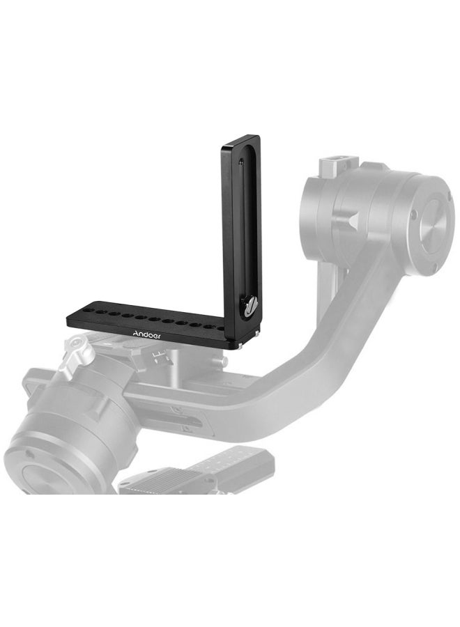 L-Shaped Camera Bracket Holder Black