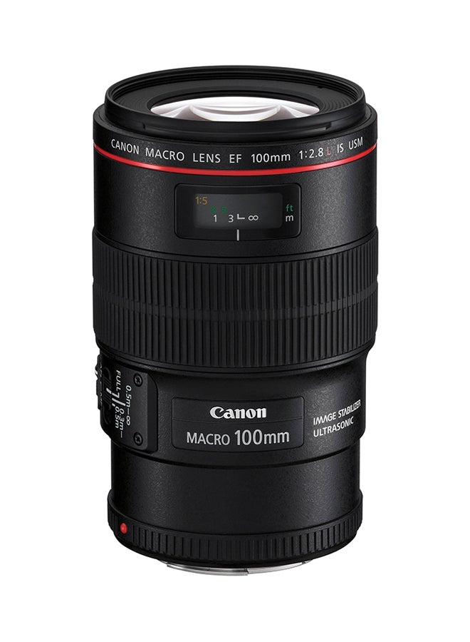 EF100Mm f/2.8L Is USM Macro Prime Lens Black