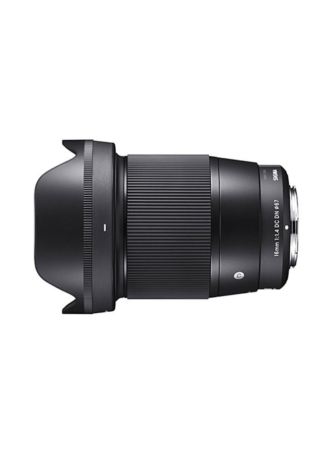 16Mm F1.4 DC DN Contemporary Lens For Sony E Mount Black