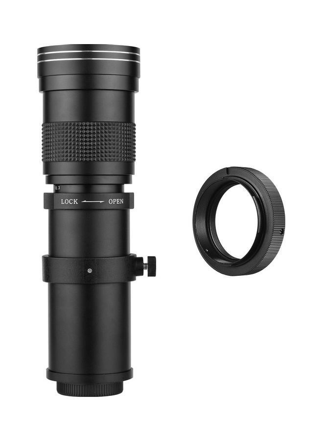 Telephoto Zoom Lens Kit For Sony Alpha-Mount A33/A550/A500 Black