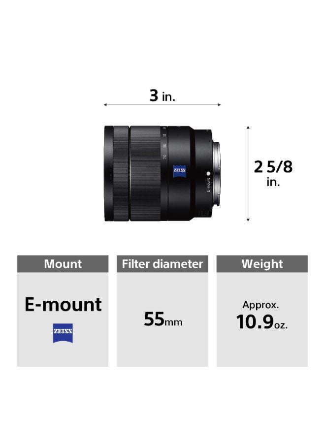 Sel1670Z Vario-Tessar T E 16-70Mm F4 Za Oss Black Black