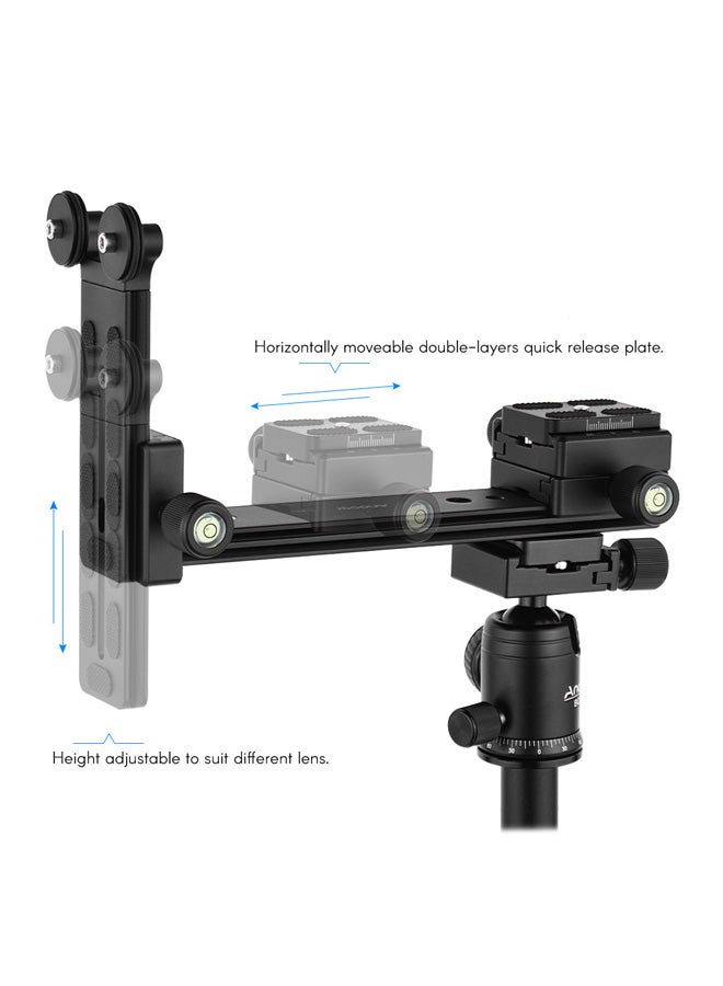 Telephoto Lens Support Long Lens Holder Bracket Black