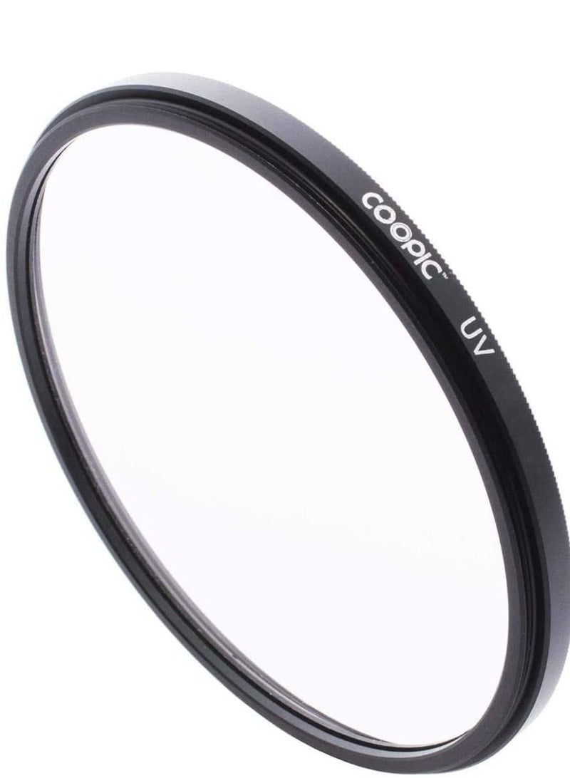 COOPIC 52mm UV Ultra-Violet Filter Lens Protector Compatible with Canon Nikon DSLR Cameras