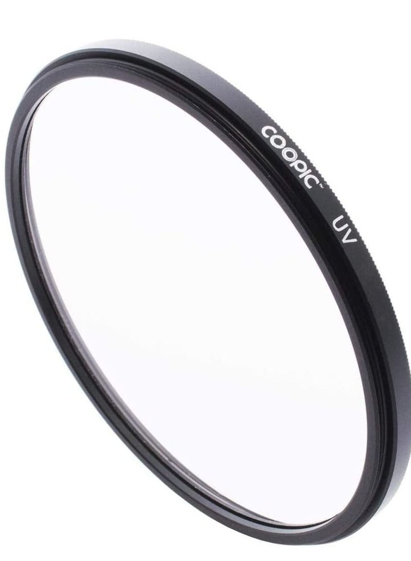 COOPIC 58mm UV Ultra-Violet Filter Lens Protector Compatible with Canon Nikon DSLR Cameras