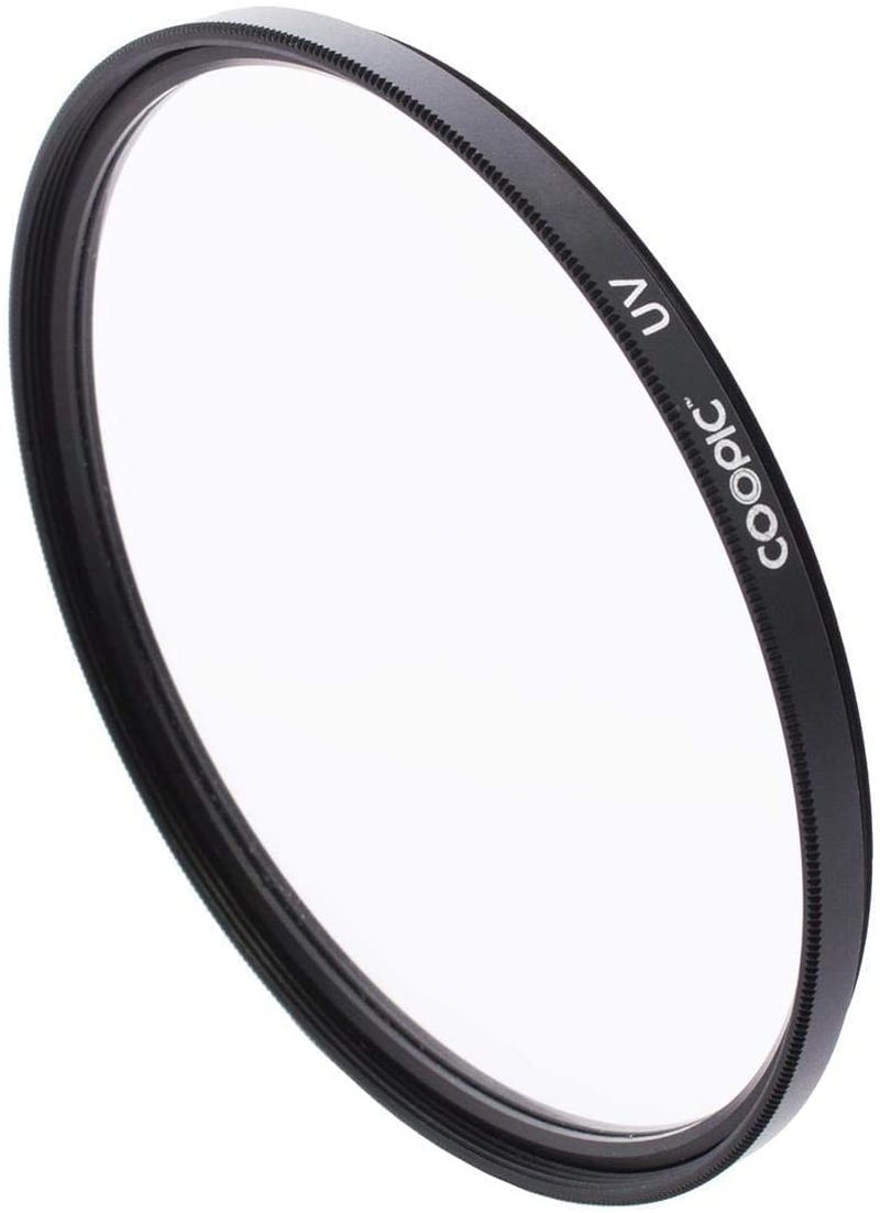 COOPIC 58mm UV Ultra-Violet Filter Lens Protector Compatible with Canon Nikon DSLR Cameras