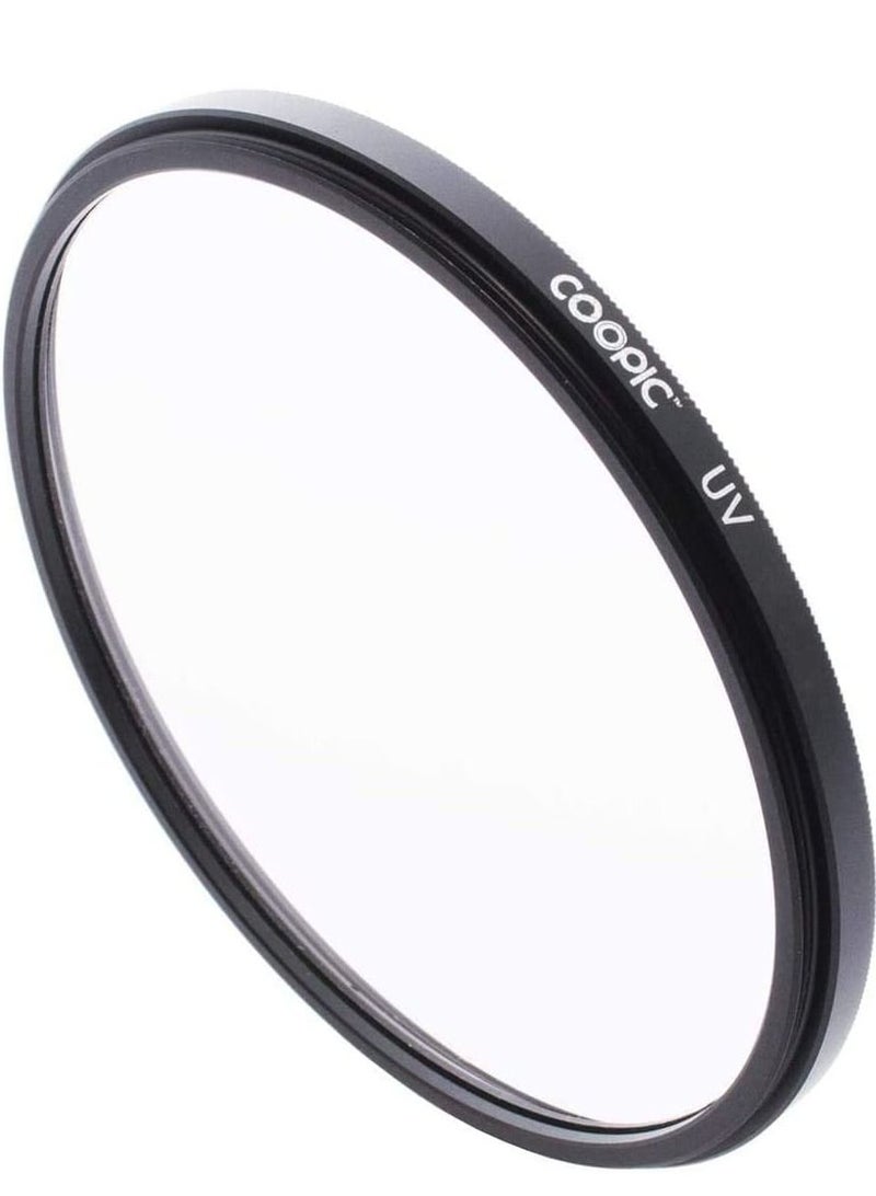 COOPIC 55mm UV Ultra-Violet Filter Lens Protector Compatible with Canon Nikon DSLR Cameras