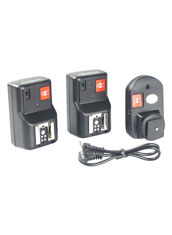 4-Channels Wireless Remote Flash Trigger Black