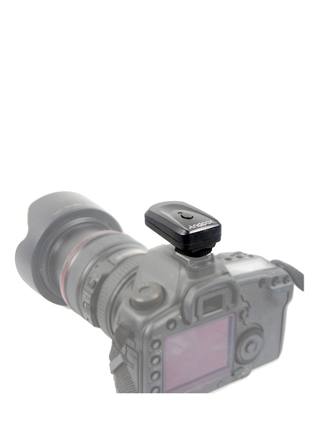 4-Channels Wireless Remote Flash Trigger Black